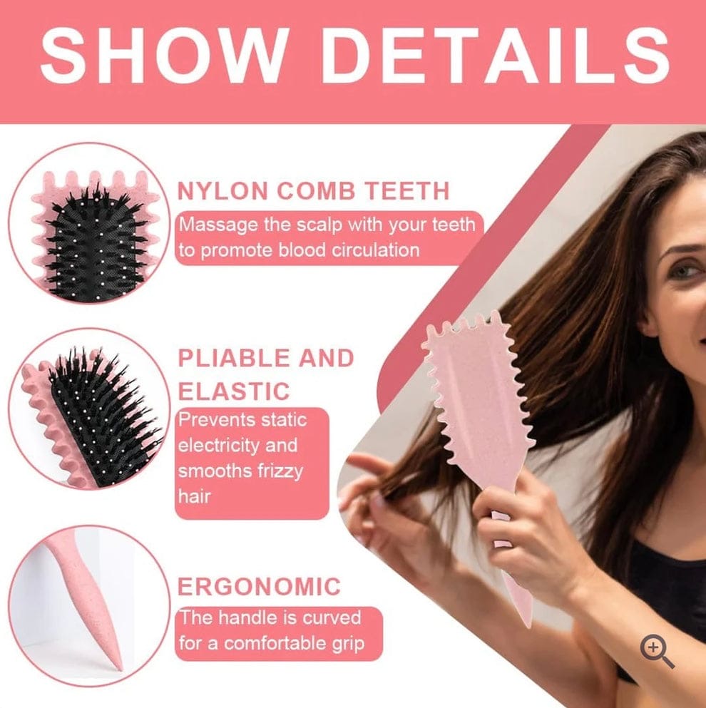 Curly hair brush